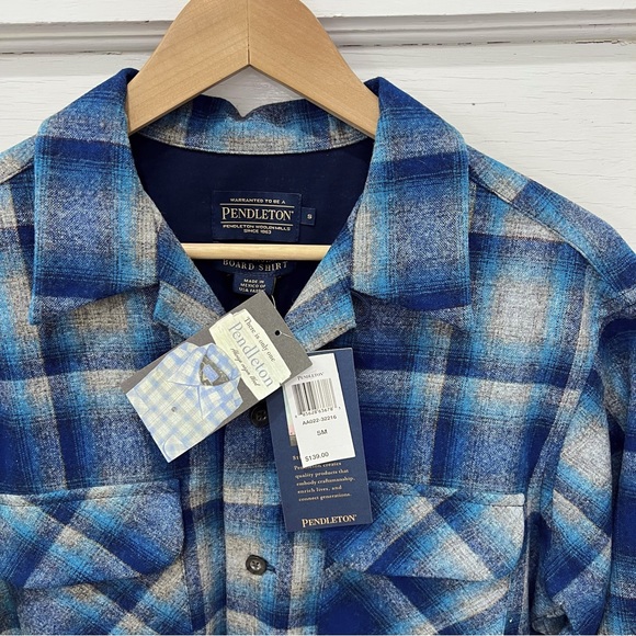 Pendleton THE ORIGINAL BOARD SHIRT 100% Virgin Wool - Picture 15 of 16